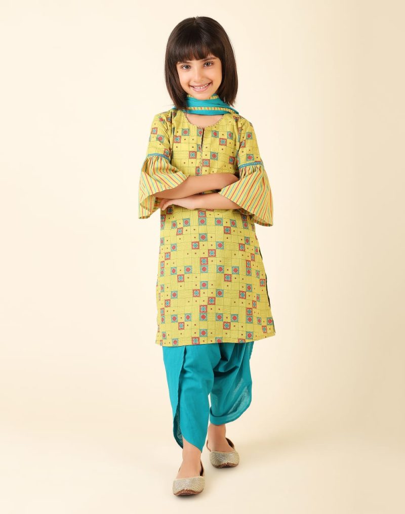 Girls plazo & Dresses Pack Of 1