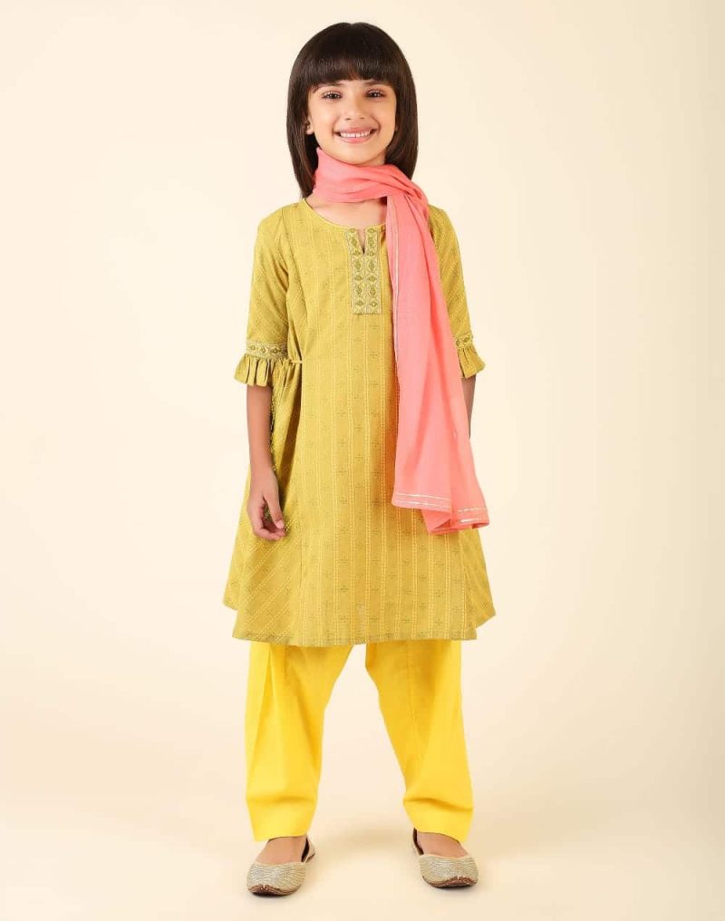 Girls plazo & Dresses Pack Of 1