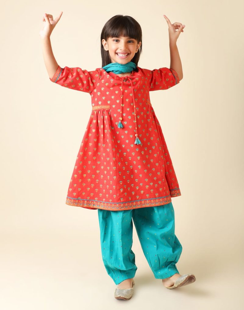 Girls plazo & Dresses Pack Of 1