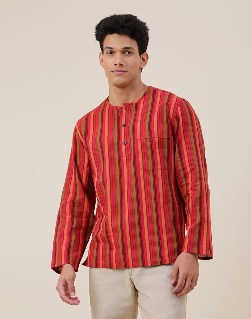 Men Regular Fit Printed Spread Casual Shirt