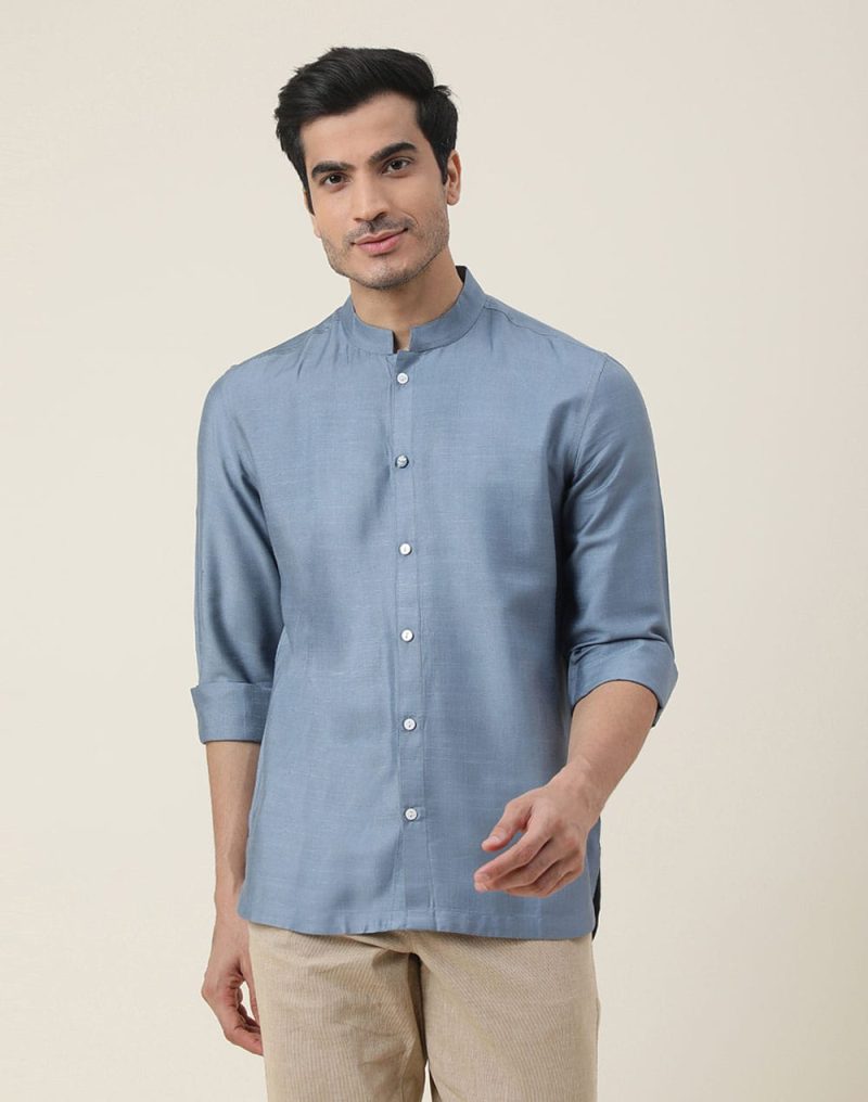Men Regular Fit Printed Spread Casual Shirt