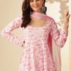 Anouk Women Floral Printed Floral Anarkali Kurta - Image 2