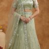 Janasya Embroidered Semi-Stitched Lehenga & Unstitched Blouse With Dupatta - Image 2