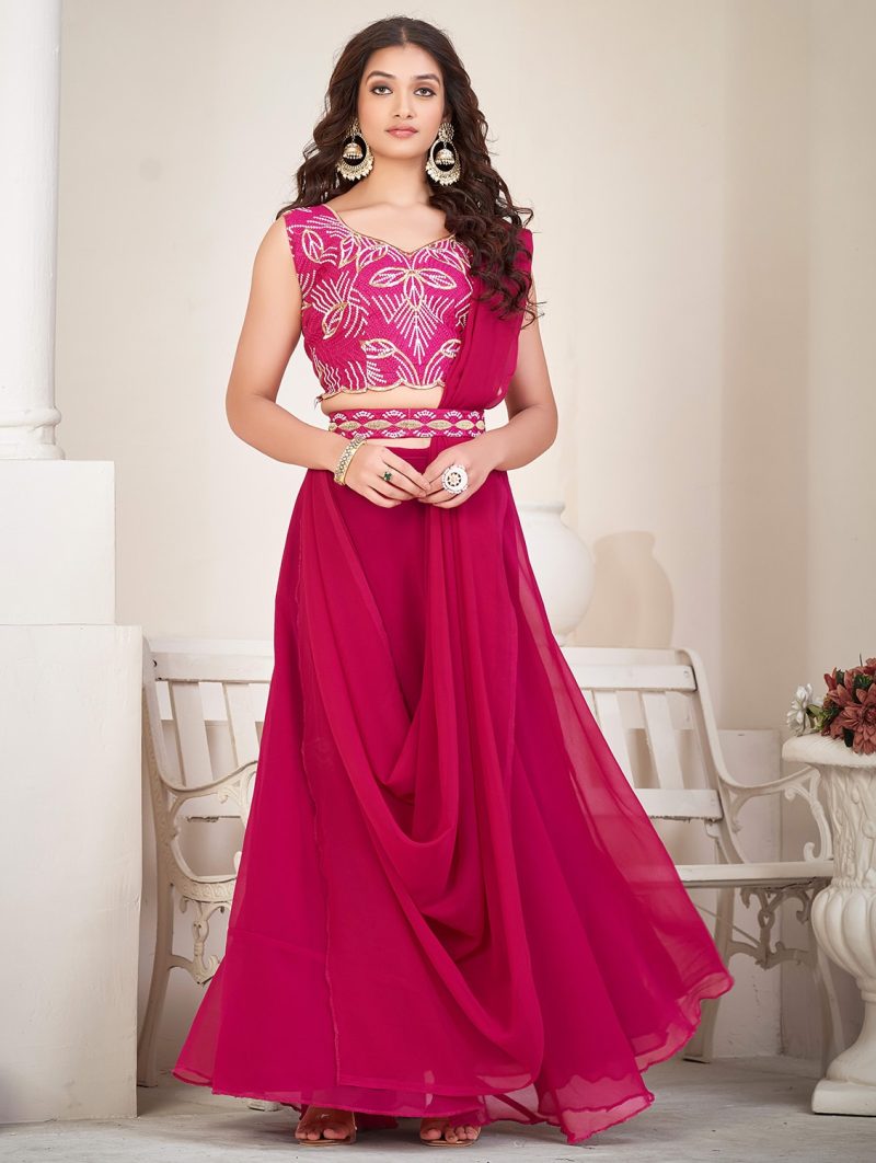 women embroidered choli lehenga with dupatta