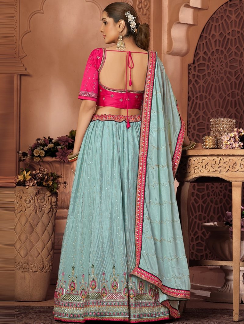 women embroidered lehenga - Image 2
