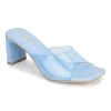 women light blue mules sandal - Image 2