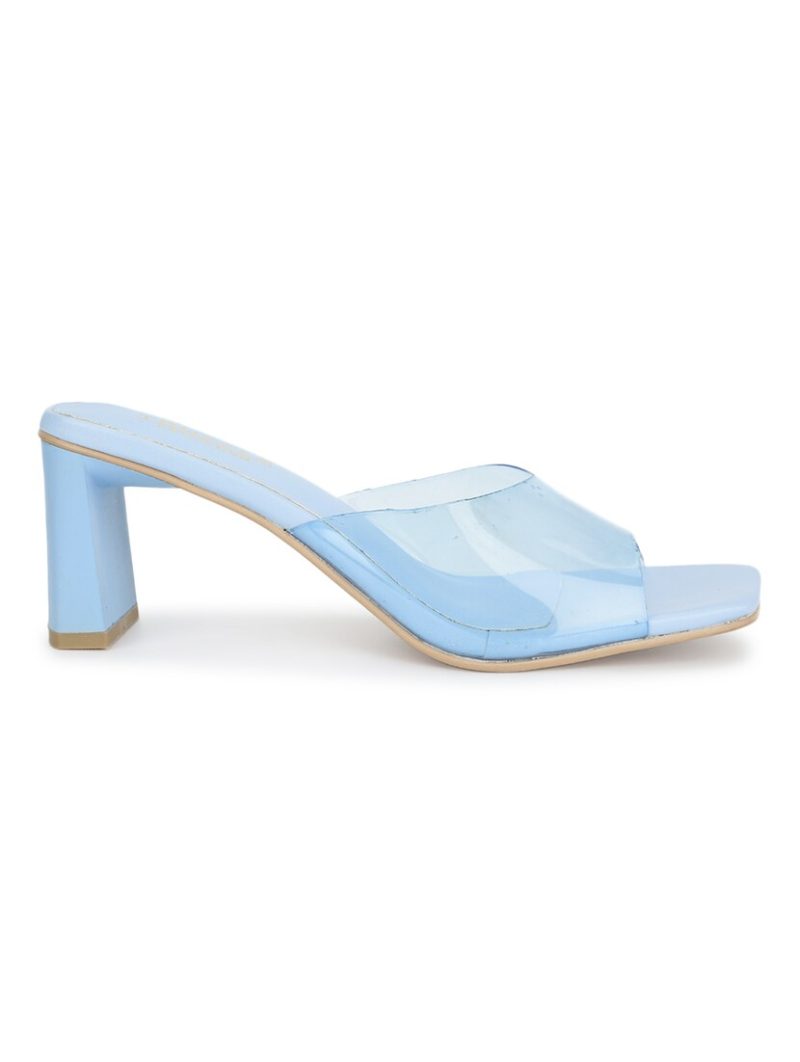 women light blue mules sandal - Image 3