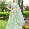 women neo mint embroidered lehenga choli with dupatta - Image 2