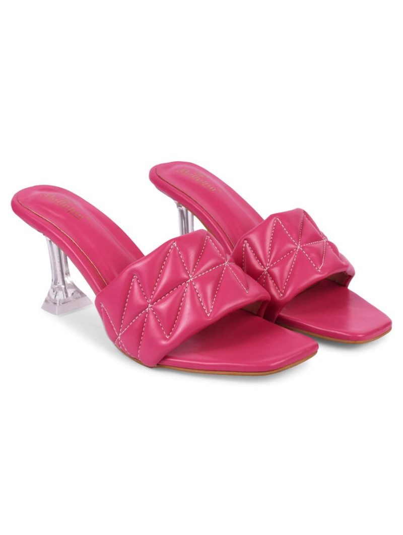 women slip on heel sandal - Image 2