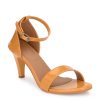 yellow ankle strap sandal